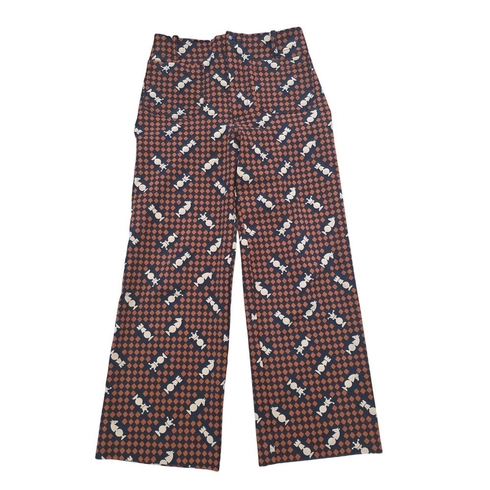 Maeve | Anthropologie Checker Chess Colette Pant sz 28T $120 Preppy Statement